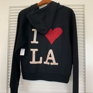 Universal Studios I Heart LA Zip Fleece Hoodie